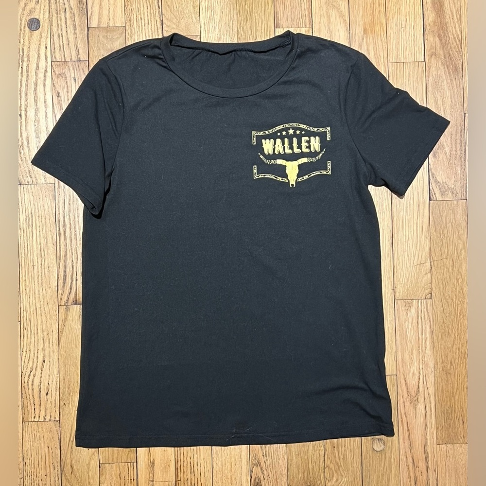 Women’s “WALLEN” Black T-Shirt S